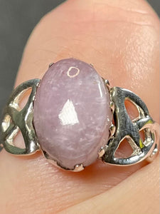 Kunzite Celtic Ring Size 6.5 - Morganna’s Treasures 