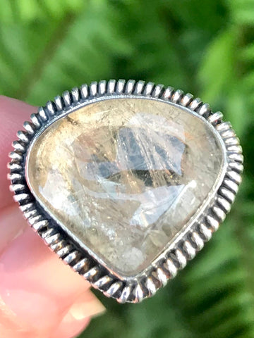 Rutilated Quartz Ring Size 7 - Morganna’s Treasures 