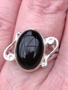 Black Onyx Ring Size 7.25 - Morganna’s Treasures 