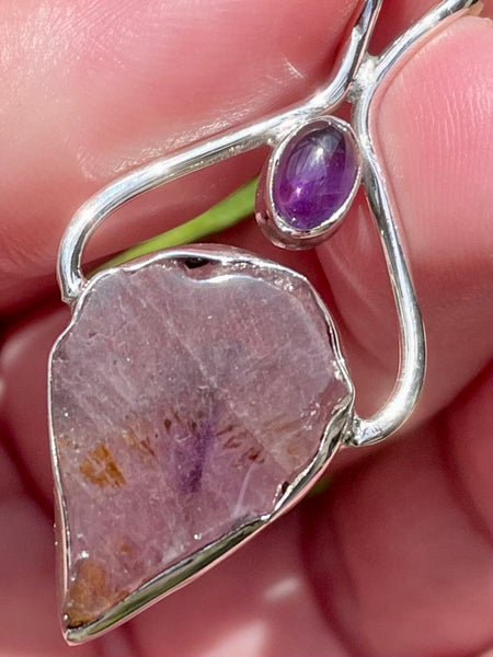 Amethyst and Super Seven (Melody's Stone) Pendant - Morganna’s Treasures 