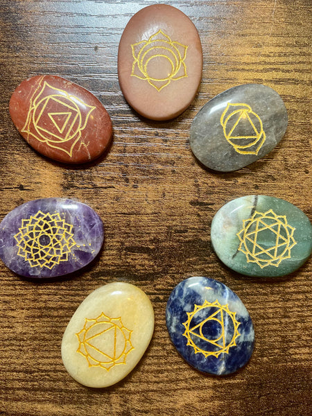 Reiki Chakra Natural Stone Set - Morganna’s Treasures 