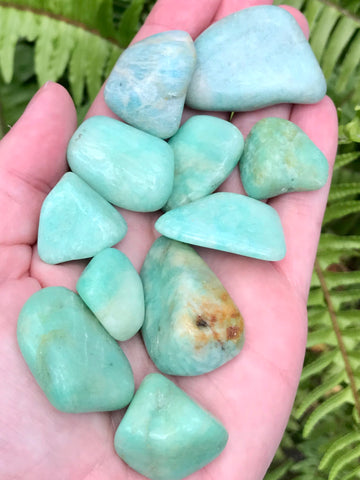 Tumbled Amazonite from Madagascar - Morganna’s Treasures 