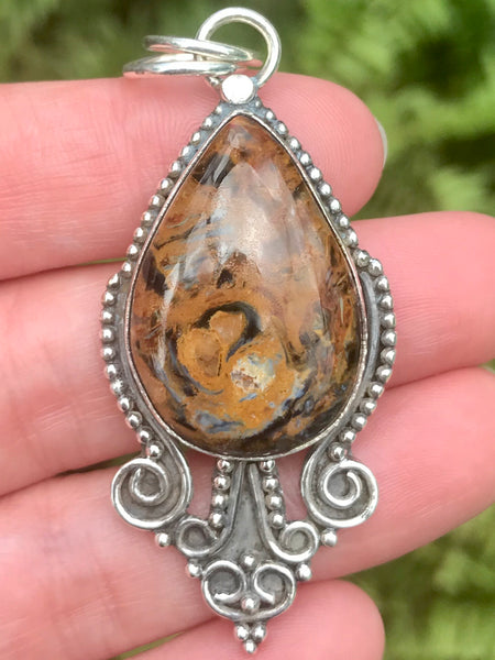 Golden Pietersite Pendant - Morganna’s Treasures 