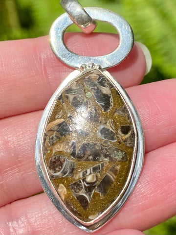 Copper Turritella Agate Pendant - Morganna’s Treasures 