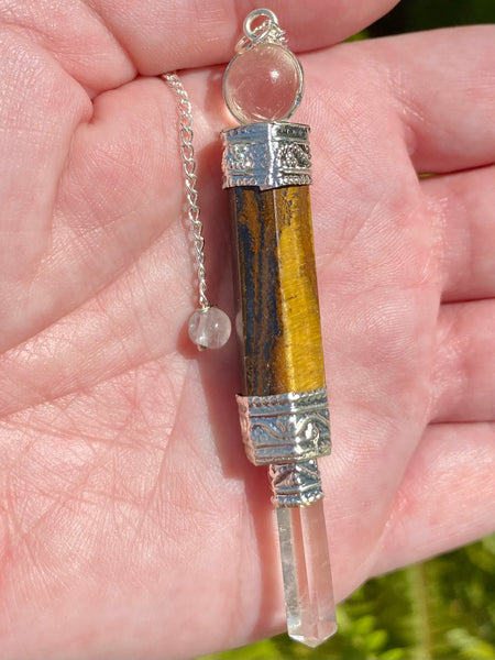 Tigers Eye Pendulum - Morganna’s Treasures 