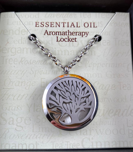 Tree of Life Aromatherapy Locket Necklace - Morganna’s Treasures 