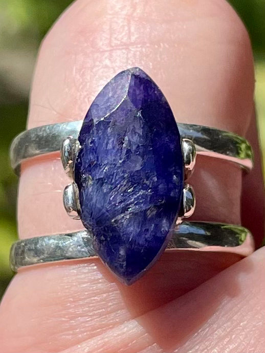 Blue Sapphire Ring Size 7 - Morganna’s Treasures 