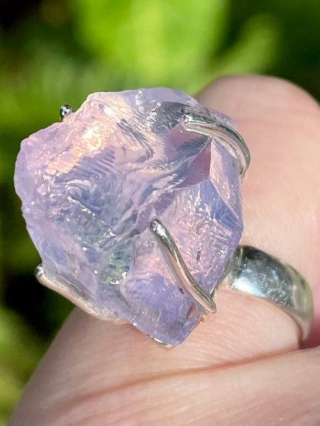 Rough Lavender Quartz Ring Size 6 - Morganna’s Treasures 