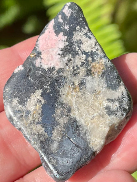 Rhodonite Palm Stone - Morganna’s Treasures 