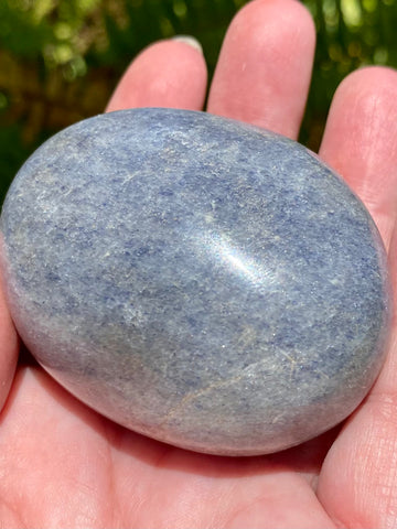 Lazulite Palm Stone - Morganna’s Treasures 