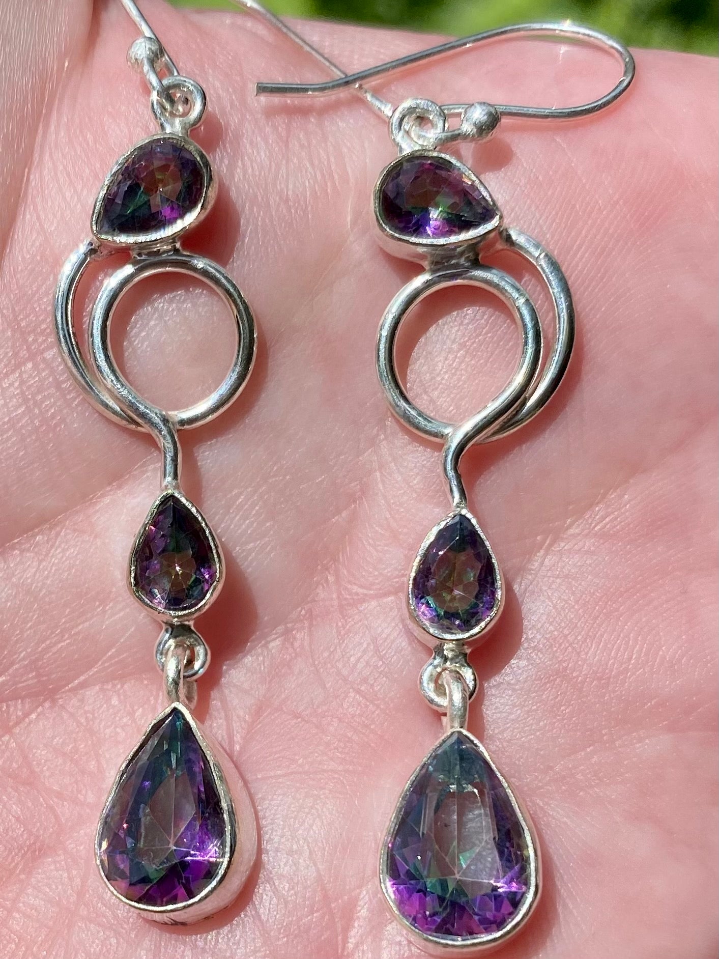 Mystic Topaz Earrings - Morganna’s Treasures 