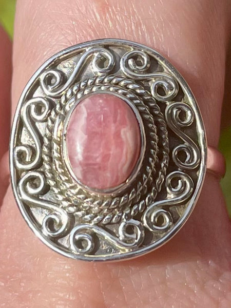 Rhodochrosite Ring Size 8 - Morganna’s Treasures 