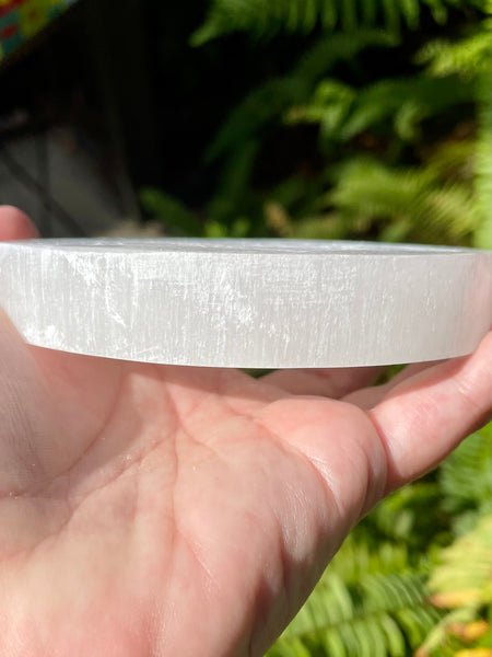 Selenite OM Charging Plate - Morganna’s Treasures 