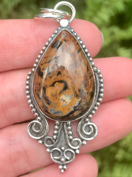 Golden Pietersite Pendant - Morganna’s Treasures 