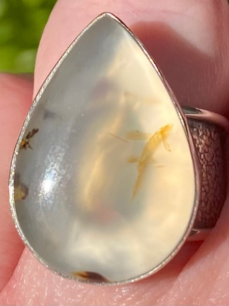 Montana Agate Ring Size 7.5 Adjustable - Morganna’s Treasures 