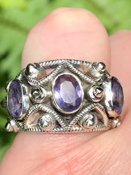 Iolite Cocktail Ring Size 6 - Morganna’s Treasures 