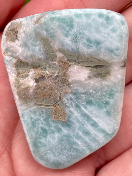 Larimar Palm Stone - Morganna’s Treasures 