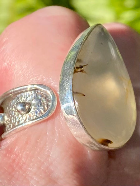 Montana Agate Ring Size 7.5 Adjustable - Morganna’s Treasures 