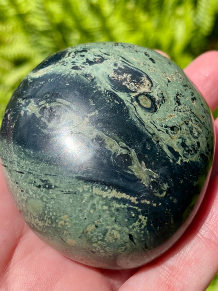 Large Kambaba Jasper Palm Stone - Morganna’s Treasures 