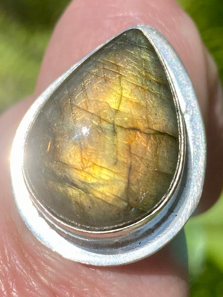 Labradorite Cocktail Ring Size 8 - Morganna’s Treasures 