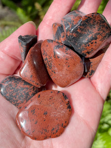 Mahogany Obsidian Tumbled Stones - Morganna’s Treasures 