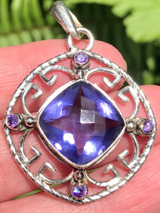 Iolite and Amethyst Pendant - Morganna’s Treasures 