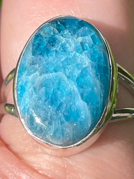 Blue Apatite Ring Size 9 - Morganna’s Treasures 