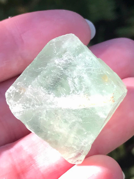 Fluorite Octohedron Stone - Morganna’s Treasures 