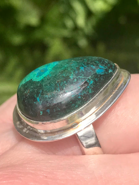 Chrysocolla Cocktail Ring Size 8 - Morganna’s Treasures 