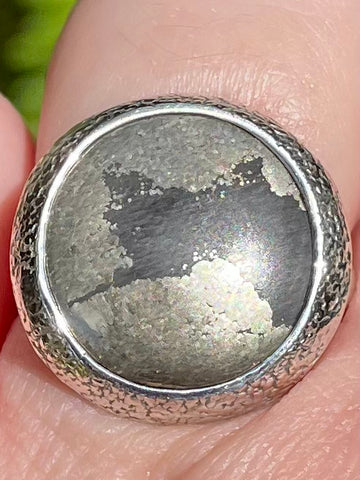 Pyrite in Magnetite (Healer's Gold) Ring Size 7 - Morganna’s Treasures 