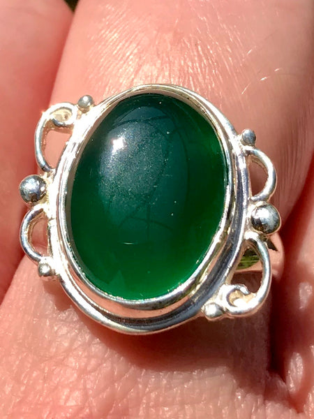 Green Onyx Ring Size 8 - Morganna’s Treasures 