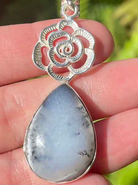 Merlinite Flower Pendant - Morganna’s Treasures 