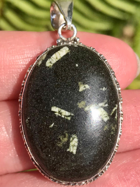 Chinese Writing Stone Pendant - Morganna’s Treasures 