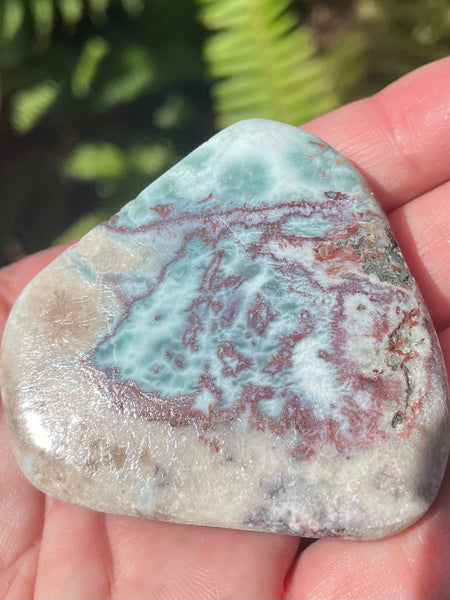 Larimar Palm Stone - Morganna’s Treasures 