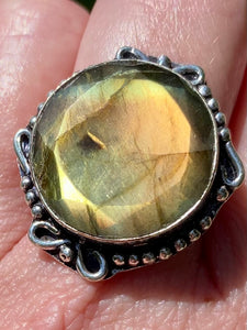Labradorite Cocktail Ring Size 8 - Morganna’s Treasures 