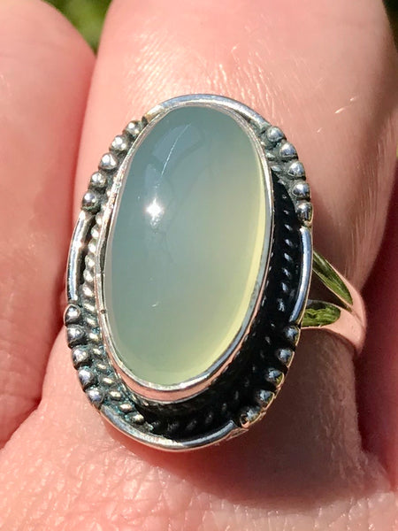 Blue Chalcedony Ring Size 7.25 - Morganna’s Treasures 