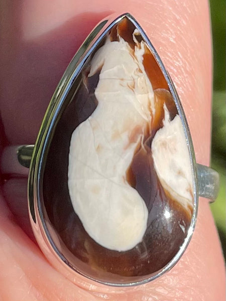 Peanut Wood Jasper Ring Size 9.5 - Morganna’s Treasures 