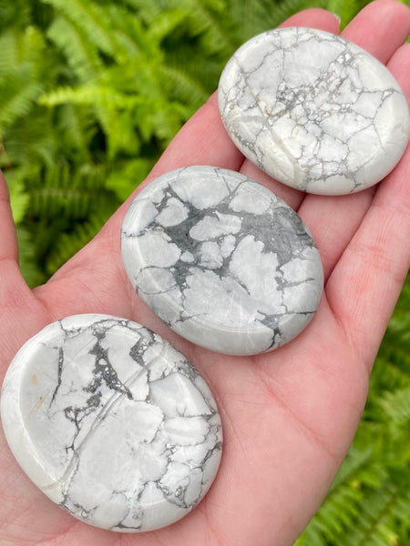 Howlite Worry Stones - Morganna’s Treasures 