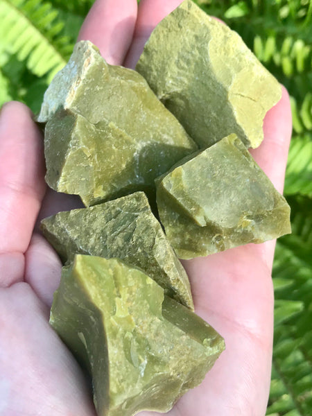 High Quality Rough Green Opal Stones - Morganna’s Treasures 