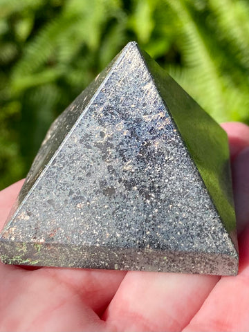 Gorgeous Hematite Pyramid - Morganna’s Treasures 