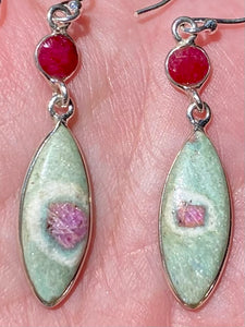 Ruby in Fuchsite and Ruby Earrings - Morganna’s Treasures 
