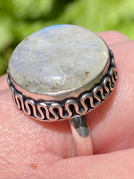 Moonstone Cocktail Ring Size 8 - Morganna’s Treasures 