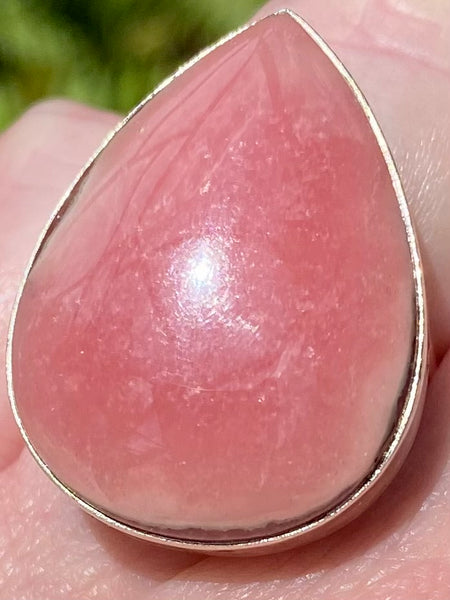 Large Rhodochrosite Cocktail Ring Size 6 - Morganna’s Treasures 