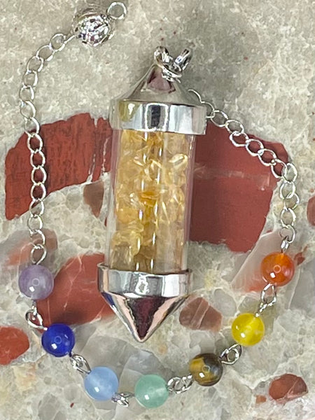 Citrine Chakra Pendulum - Morganna’s Treasures 