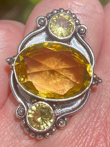 Citrine Cocktail Ring Size 6 - Morganna’s Treasures 