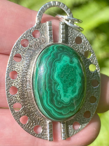 Malachite Pendant - Morganna’s Treasures 