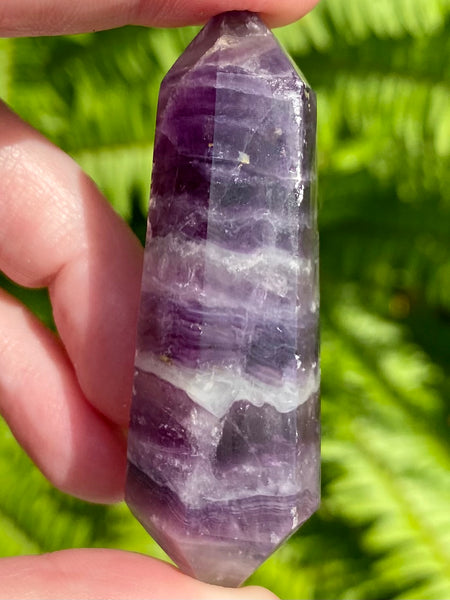 Double Terminated Fluorite Crystal Healing Wand - Morganna’s Treasures 