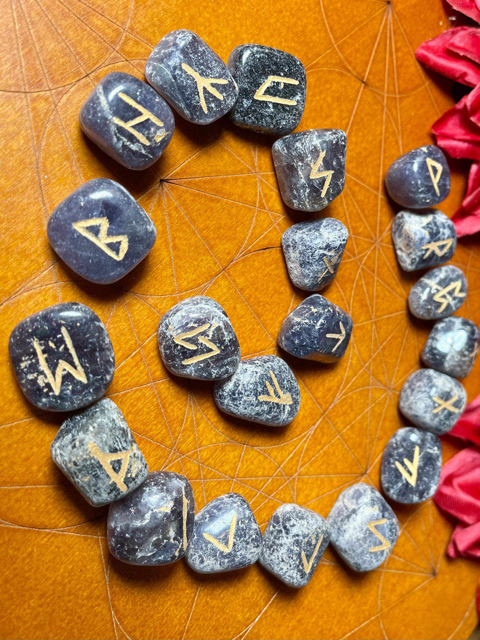 Iolite Rune Divination Set - Morganna’s Treasures 