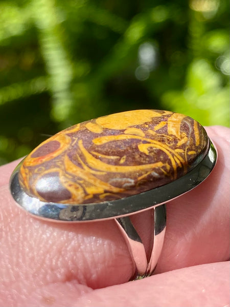 Marium Jasper Ring Size 7.5 - Morganna’s Treasures 