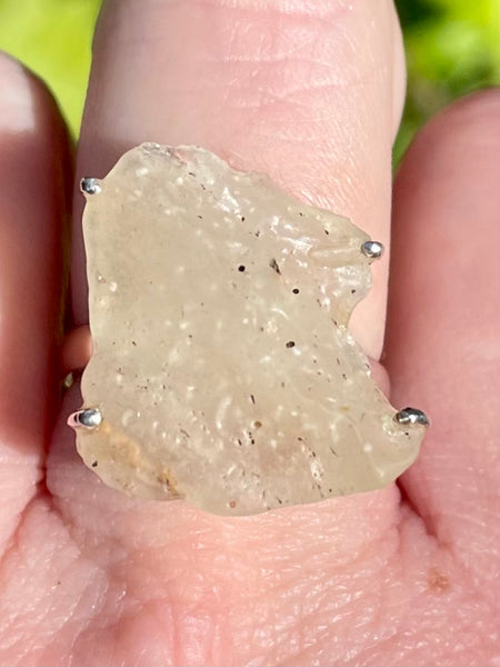 Libyan Desert Glass Ring Size 8 - Morganna’s Treasures 